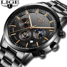 Cargar imagen en el visor de la galería, Relojes 2018 Watch Men LIGE Fashion Sport Quartz Clock Mens Watches Top Brand Luxury Business Waterproof Watch Relogio Masculino