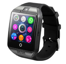 Cargar imagen en el visor de la galería, Bluetooth Smart Watch men Q18 With Camera Facebook Whatsapp Twitter Sync SMS Smartwatch Support SIM TF Card For IOS Android