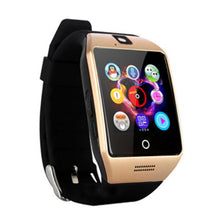 Cargar imagen en el visor de la galería, Bluetooth Smart Watch men Q18 With Camera Facebook Whatsapp Twitter Sync SMS Smartwatch Support SIM TF Card For IOS Android